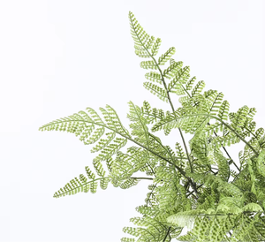 魅力的な新しいフェイクドラゴンシダの葉プラスチック鉢植え人工植物ミニリアル74cm装飾シダ - Product Image 5