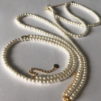 Collier ras du cou en laiton plaqué or, personnalisé, 18K 14K, imitation de perle, offre spéciale