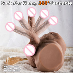 Venta al por mayor realista masculino medio cuerpo juguete sexual 4,7 kg gran trasero artificial con consolador para mujeres adultos masturbación - Product Image 6