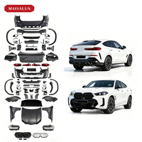 Kit carrosserie extérieur en PP pour BMW X6 E71 2008-2013, mise à niveau G06 LCI 25+ MT M Sport, pare-chocs de voiture, pièces automobiles, kit carrosserie de transformation ancien vers nouveau