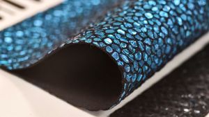 Mô Hình Vỏ In Ba Chiều Long Lanh <span class=keywords><strong>PU</strong></span> Da Nhân Tạo Tùy Chỉnh Dệt Bên Vật Liệu Trang Trí - Product Image 2