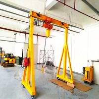 Grue à portique simple portable modèle MH de 5 tonnes, 10 tonnes, 20 tonnes, 32 tonnes en Inde