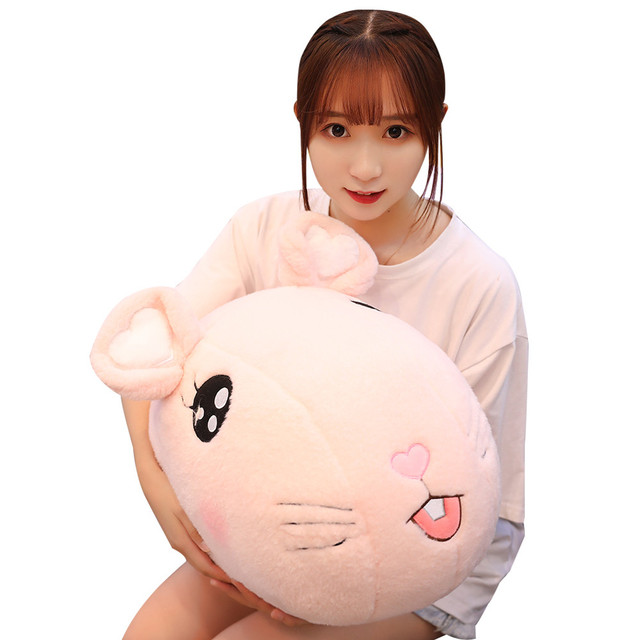 New Creative Cute Cartoon Fat Mouse Doll Plush Toy Children Sleeping Pillow Super Cute Rat Year Birthday Gift Dropshipping