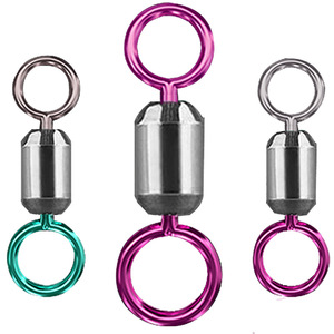 Mousqueton pivotant en métal, connecteur de couleur aléatoire 81012 pour équipement de pêche - Product Image 4