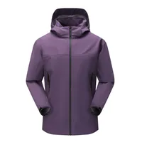 Veste coupe-vent jaune citron à capuche, softshell léger résistant à l'eau, logo personnalisé en gros