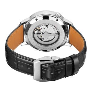 Relojes Mecánicos de Lujo con Movimiento Japonés, Relojes de Cuero para Hombre, Elegantes, Automáticos, Marca OEM, Acero Negro - Product Image 4