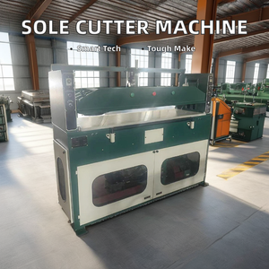 Machine de découpe hydraulique pour semelles en caoutchouc EVA, vinyle, résines PVC, type plat, fabriquée en Chine par HUAHENG, pour la fabrication de chaussures, 380V - Product Image 2