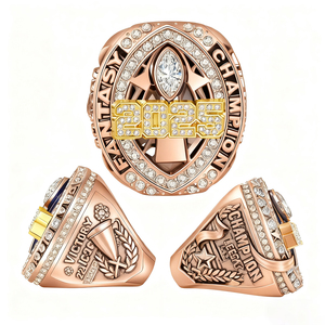 Nhẫn vô địch bóng mềm cổ điển siêu mềm mại, bán chạy năm <span class=keywords><strong>2025</strong></span>, ODM/OEM, dành cho nam, trang sức thời trang tùy chỉnh, quà tặng thể thao, giải thưởng - Product Image 4