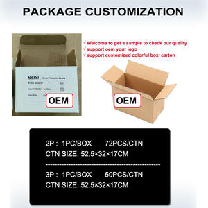 Protector Contra Sobretensiones de CC Trifásico de Alto Nivel OEM al por Mayor, 150V 500V 1000V 1500V 40KA, Dispositivo de Protección Contra Sobretensiones de CC - Product Image 5