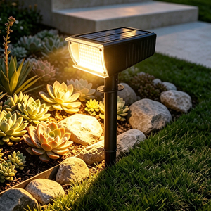 Nuova Lampada Solare <span class=keywords><strong>da</strong></span> <span class=keywords><strong>Giardino</strong></span> <span class=keywords><strong>per</strong></span> Esterni - Lampada <span class=keywords><strong>da</strong></span> <span class=keywords><strong>Terra</strong></span> <span class=keywords><strong>per</strong></span> Illuminare Prato e <span class=keywords><strong>Giardino</strong></span>, Faretto Paesaggistico - Product Image 3