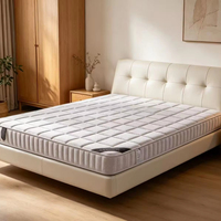 Lit King Size Hybride Moderne de Luxe avec Mousse à Mémoire de Forme Haute Densité et Ressorts Zonés Durables pour Écoles, Hôpitaux, Hôtels, Chambres et Entrepôts