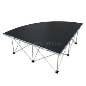 Scène de <span class=keywords><strong>DJ</strong></span> portable intelligente en aluminium pour usage intérieur, avec podium et escalier mobile, à vendre - Product Image 3