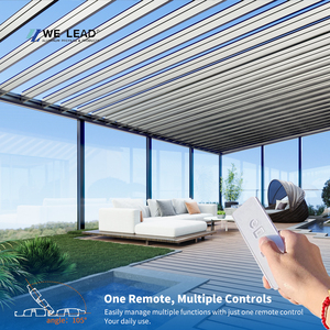 Toldos parasol de marco de aluminio retráctil impermeable de alta calidad para uso en exteriores-Recubierto de polvo personalizable - Product Image 2