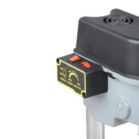 Mini perceuse à colonne de table 340W, machine à percer le bois avec mandrin de 4 mm, contrôle de vitesse variable, base en fonte, vitesse maximale de 12000 tr/min