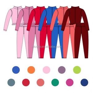 Conjunto de <span class=keywords><strong>ropa</strong></span> de Yoga para bebés de Etiqueta Privada, <span class=keywords><strong>ropa</strong></span> de entrenamiento de gimnasio para correr para niños de secado rápido, traje de <span class=keywords><strong>ropa</strong></span> deportiva para niñas de estilo Otoño Invierno - Product Image 5