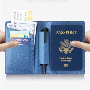 Fundas para Pasaportes y Etiquetas de Equipaje de Cuero al por Mayor, Etiquetas de Equipaje con Logotipo Personalizado ODM para Viajes, Set de Regalo - Product Image 4
