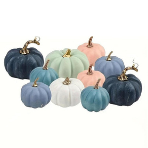Zucche Artificiali in Schiuma <span class=keywords><strong>di</strong></span> Alta Qualità all'Ingrosso, <span class=keywords><strong>Decorazioni</strong></span> Autunnali per Casa, Cucina, Tavolo, Interni ed Esterni, <span class=keywords><strong>Halloween</strong></span>, Pasqua - Product Image 2