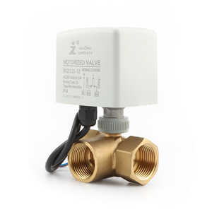 DN25 ba chiều van bi điện với ba dây hai điều khiển AC24V, AC110V, AC220V AC ổ đĩa động cơ - Product Image 4