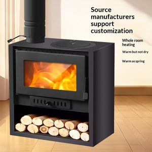 Chimenea <span class=keywords><strong>de</strong></span> <span class=keywords><strong>Leña</strong></span> <span class=keywords><strong>de</strong></span> Doble Combustible para Uso Doméstico, <span class=keywords><strong>Diseño</strong></span> Moderno Personalizado, Estufa <span class=keywords><strong>de</strong></span> Calefacción Ahorradora <span class=keywords><strong>de</strong></span> Energía y Reforzada para Uso en Interiores - Product Image 2
