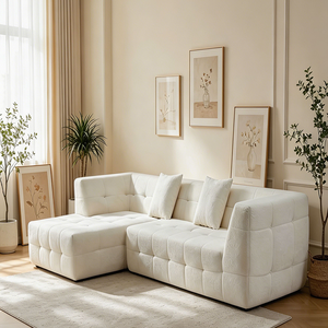 Sofá Esquinero Empress, Sofá Compacto Elegante y de Primera Calidad, Personalizable en Tamaño y Color - Product Image 4