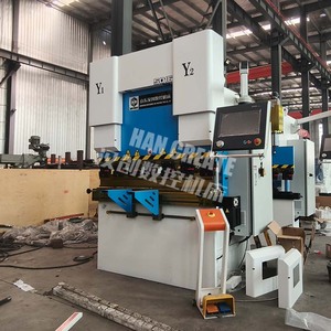 Hancreate Mini Báo Chí Phanh <span class=keywords><strong>CNC</strong></span> NC Sắt Kim Loại Đồng Thép Không Gỉ Tấm <span class=keywords><strong>WC67K</strong></span>-30T 1300 40T 1600 80T 2000 Báo Chí Phanh Máy - Product Image 2