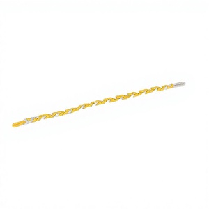 QUICK WAY INDUSTRIES OEM Gold <b>Lanyard</b> with Comfortable Corded Whistle Wholesale Shoulder Cords for Security Guard Uniforms - Product Image 1