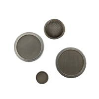 Cakram Filter layar bulat, 20mm 30mm 25mm 40mm 50mm SS304 316L kawat baja tahan karat