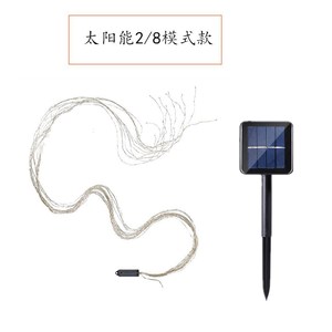 <b>Led</b> Copper <b>Wire</b> <b>Light</b> Strings Solar Powered Outdoor Waterproof Holiday Lighting 50000 Hours Lifespan - Product Image 5