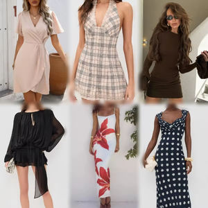 2025年女式高品质休闲时尚连衣裙库存低价批量混装随机发货 - Product Image 3