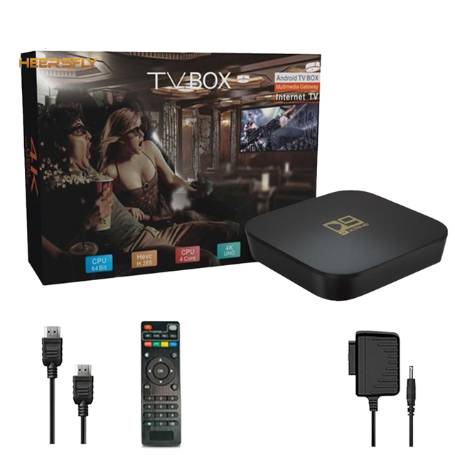 New Smart IPTV Box Android 10 8GB RAM Dual Band WiFi 4K HD Home Theater Media Player