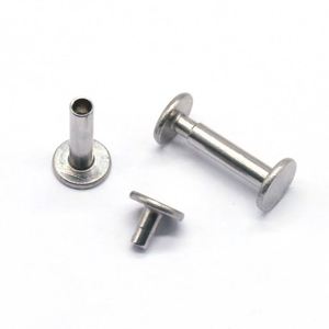 Rivets mâles et femelles en acier inoxydable 304, tête bombée semi-tubulaire, 6 mm 8 mm, finition brillante, norme ISO, sur mesure pour la fixation de matériel - Product Image 3