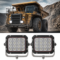 Lámpara de Trabajo Industrial de Alta Resistencia Heli de 7 Pulgadas con Luz LED, Haz de Luz Ultra Brillante, Equipo de Logística IP69K