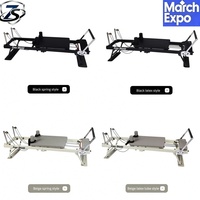 Matériel de Pilates Reformer pliable de haute qualité, grand format, réglable, pour usage commercial, lit de yoga pour le renforcement du tronc, portable pour studio de Pilates