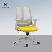 Chaise de bureau de haute qualité, confortable, avec accoudoir rotatif à 360°, en mesh, vente en gros directe d'usine, chaise de réception exécutive
