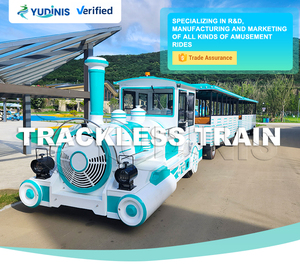 Parc d'attractions manèges enfants train électrique sans rail train touristique batterie entraînement train sans rail à vendre - Product Image 2