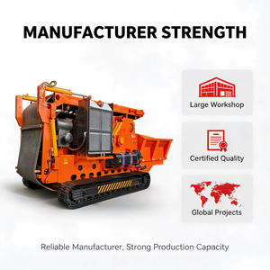 Trituratore Universale per Tronchi di Legno a Cingoli, Motore Diesel da 75 CV, Alimentazione a Piastre a Catena per Triturazione di <span class=keywords><strong>Foglie</strong></span> di Palma - Product Image 2