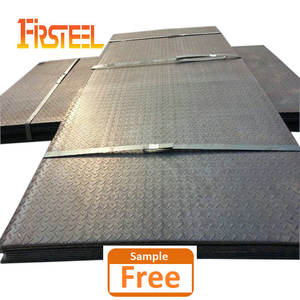 Ms 3mm Acier Diamant 2mm Acier Damier Plaque Tear Drop 18 cm Prix - Product Image 1