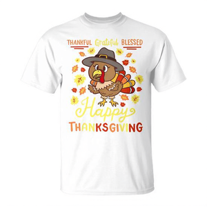 Camiseta Tri Blend de Acción de Gracias con estampado de Turquía, para expresar gratitud y bendición - Product Image 2