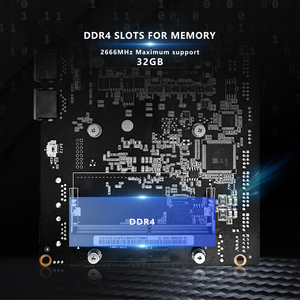 Carte mère <span class=keywords><strong>Intel</strong></span> <span class=keywords><strong>Core</strong></span> <span class=keywords><strong>I5</strong></span> <span class=keywords><strong>6200U</strong></span> <span class=keywords><strong>CPU</strong></span>, 2 ports LAN, DDR4 2666Mhz, max 32 Go, MINI PCIE MSATA WIFI 4G - Product Image 2