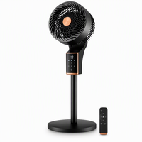 Penjualan Terlaris Kipas Angin Lantai 12 Inch 3D 360 Derajat Putar 8 Kecepatan Timer 12 Jam Remote Control Tinggi Dapat Diatur Sirkulasi Udara Bebas Diletakkan
