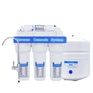 Sistema de filtro de osmosis reversa, sistema de filtro de água com 6 estágios certificado nsf