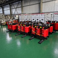 Transformateur sec à résine moulée SCB13 630kVA 2500kVA 10kV à bobinage en cuivre à faible perte IEC CE OEM ODM Asie du Sud 440V 6kV 35kV Triphasé