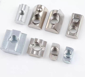Công nghiệp nhôm đùn hồ sơ khung phụ kiện Slide-in t Nut 2020 3030 4040 loạt các loại hạt - Product Image 4