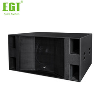 Système audio PA passif EGT 15 pouces 3 voies 750W pour scène, DJ, sonorisation en direct, conférence, église, location, événement extérieur