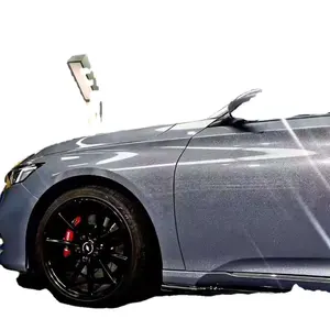 Involucro per auto economico di qualità eccellente diamante perlato grigio cenere Car Wrap vinile avvolgente lucido