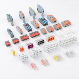 ตัวเชื่อมต่อแบบกดขนาดกะทัดรัด 3P Quick Universal Connection พร้อมคันโยกสำหรับเชื่อมต่อสายไฟขนาดเล็ก - Product Image 1