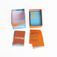 Jeu de cartes personnalisé de haute qualité, impression personnalisée avec logo, impression CMYK, jeux pour le plaisir, jeux de société pour la famille