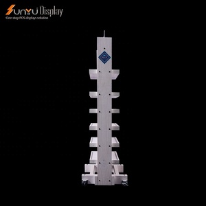 Chuyên nghiệp Hot Phong Cách tùy chỉnh 6 Tier gỗ hiển thị tầng hiển thị đứng cho bán lẻ Rack hiển thị - Product Image 4