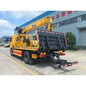 <span class=keywords><strong>Camion</strong></span> de dépannage à plateau Dongfeng Tianjin, diesel, manuel, avec grue rotative de 10 tonnes pour le sauvetage routier - Product Image 4