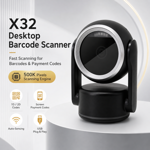 แพลตฟอร์มสแกนบาร์โค้ดแบบตั้งโต๊ะ 500K Global Exposure Engine 120fps ระบบตรวจจับอัตโนมัติ สำหรับการสแกนขนาดใหญ่ ใช้กับระบบ POS สำหรับการชำระเงินในร้านค้าปลีก - Product Image 2